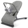 Babylo Gravity Bouncer - Grey - Product View with Mobile Toys Attached to Arch
