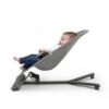 Babylo Gravity Bouncer - Grey - Baby in Bouncer Profile View Showcase