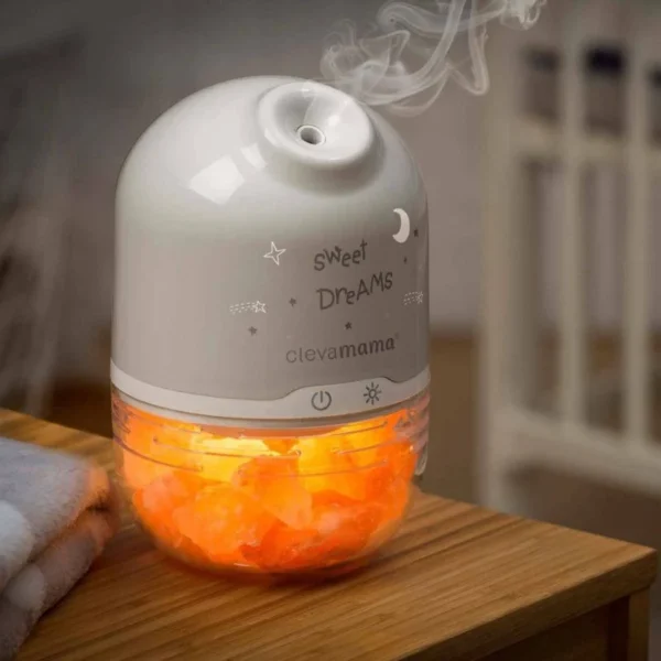 Clevamama Clevapure Salt Lamp, Humidifier & Nightlight - Image 3