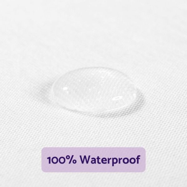 Clevamama Fitted Waterproof Mattress Protector - Beside Me Crib (46 x 83cm) - Image 2