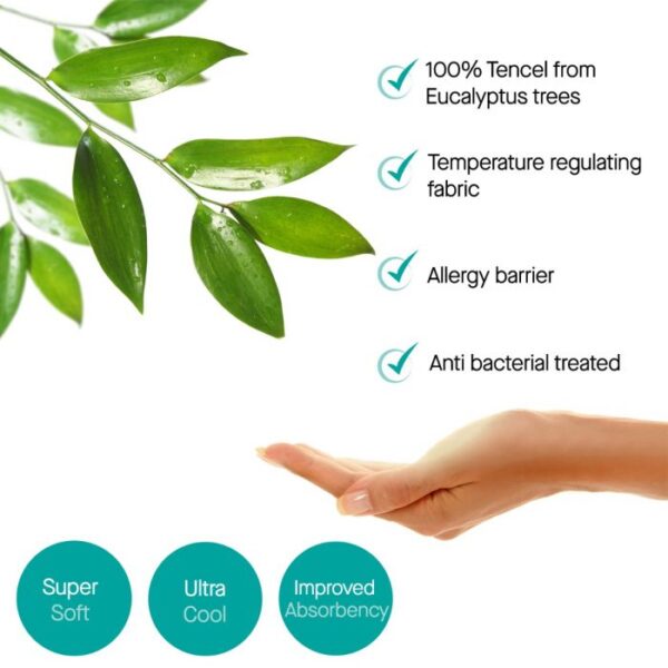 Clevamama Fitted Waterproof Mattress Protector - Beside Me Crib (46 x 83cm) - Image 4