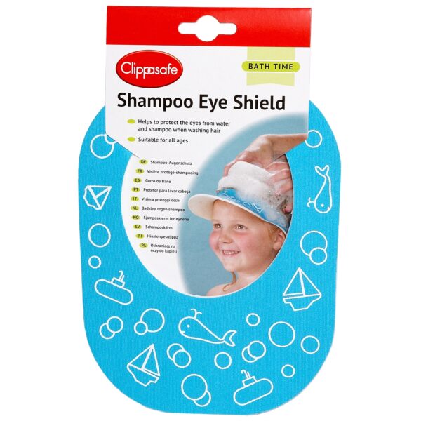 Clippasafe Shampoo Eye Shield - Product in Packaging