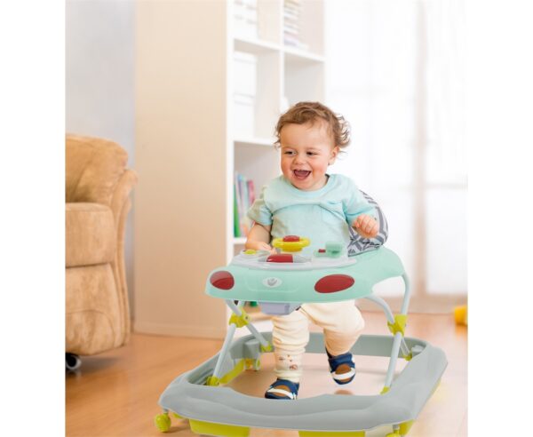 Babylo Go Go Walker - Baby in Walker Close Up