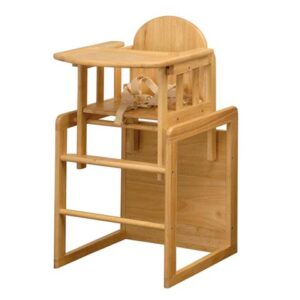 East Coast Combination Wooden Highchair - Left Angle View Display