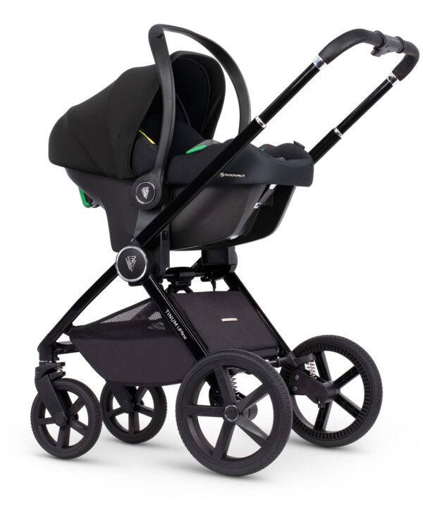 Venicci Tinum Upline 3-In-1 Travel System - Slate Grey - Car Seat Showcase