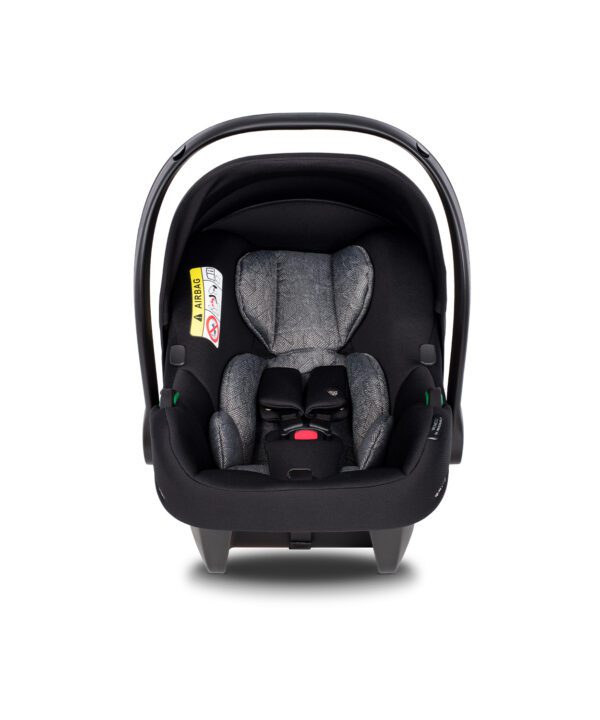 Venicci Tinum Upline 3-In-1 Travel System - Slate Grey - Car Seat Detached