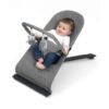 Babylo Gravity Bouncer - Grey - Baby in Bouncer Showcase