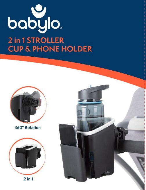 Babylo 2-In-1 Stroller Cup & Phone Holder - Bambinos, Wexford