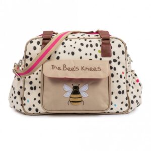 Pink Lining Bee's Knees Changing Bag - Dalmation Fever