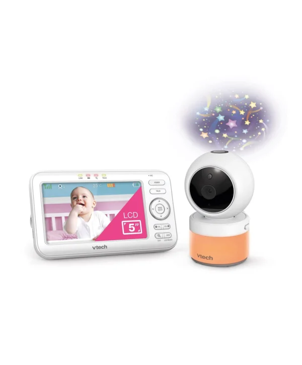 VTech VM5463 5" Pan & Tilt Video Monitor with Night Light and Projection