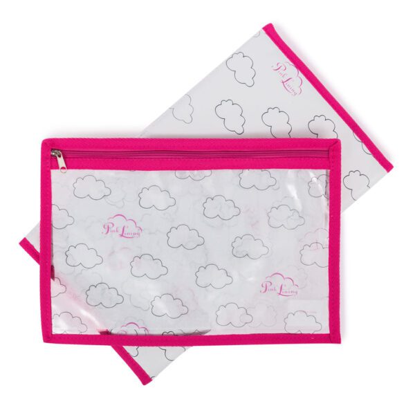 Pink Lining Notting Hill Tote - Navy Apples & Pears - Tote Bag and Zip Bag