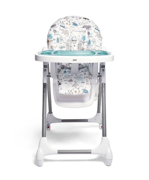 Mamas & Papas Snax Highchair - Happy Planet - Raised Seat View