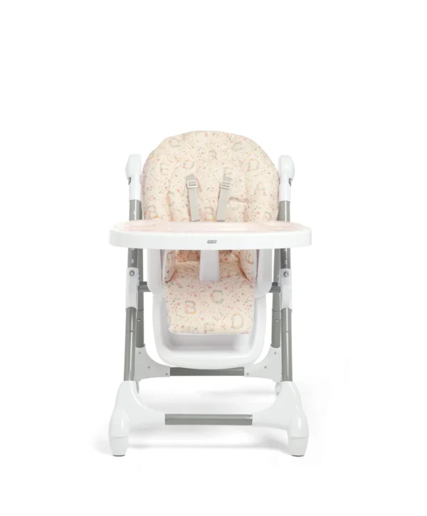 Mamas & Papas Snax Highchair - Curious Alphabet Lowered View