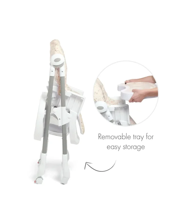 Mamas & Papas Snax Highchair - Curious Alphabet - Folded with Removable Tray