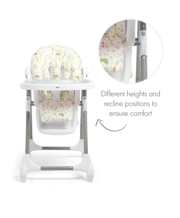 Mamas & Papas Snax Highchair - Wonky Veg - Product Features
