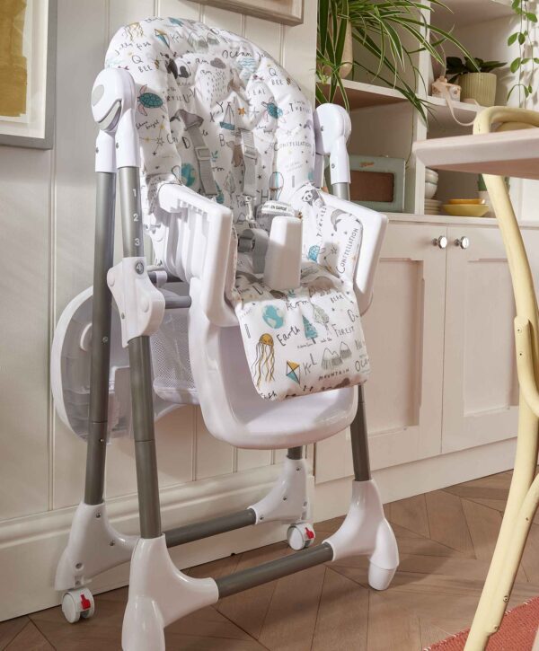 Mamas & Papas Snax Highchair - Happy Planet - Folded Chair Showcase