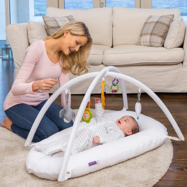 Clevamama ClevaFoam® Baby Pod Play Arch with Toys - Image 4