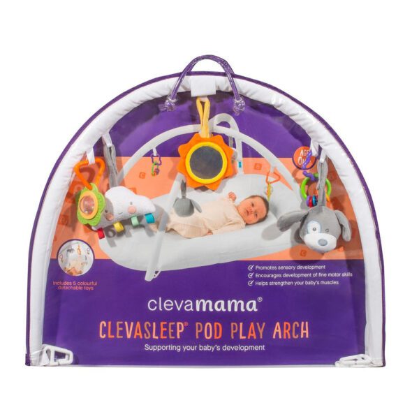Clevamama ClevaFoam® Baby Pod Play Arch with Toys