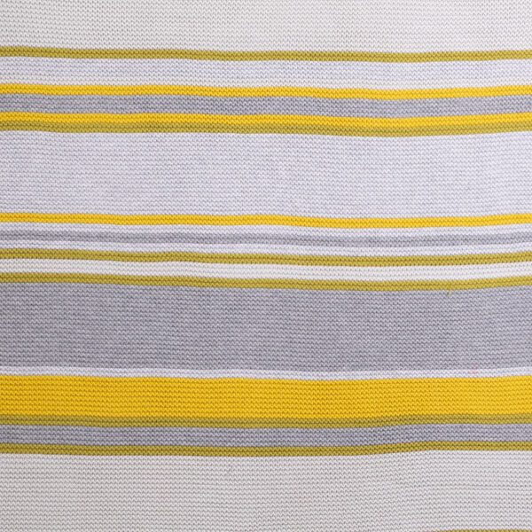Cosatto Blanket - Grey Yellow Close Up on Pattern