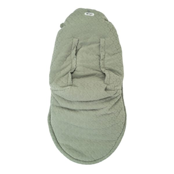 Lodger Footmuff Bunker Fleece - Elm - Image 2