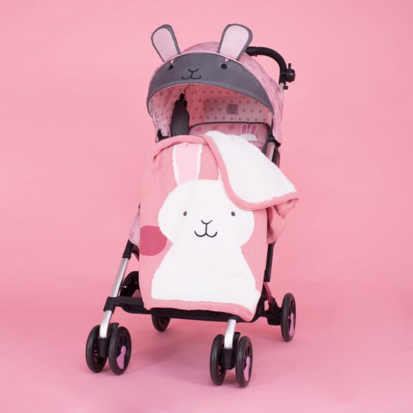 Cosatto Blanket - Bunny Buddy - Showcase on Pram