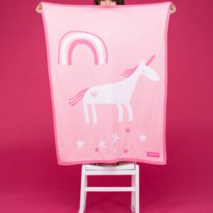 Cosatto Blanket - Unicorn Land - Product Showcase with Child