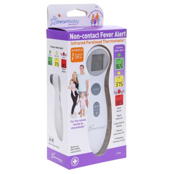 Dreambaby Non-Contact Fever Alert Infrared Forehead Thermometer