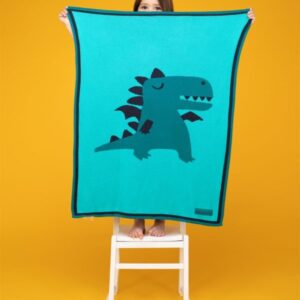 Cosatto Blanket - Dinosaur - Product Showcase with Child