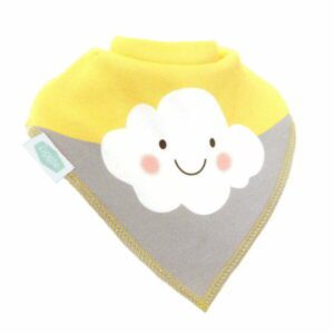 Ziggle Cute Yellow Cloud Bib