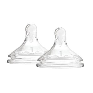 Dr Brown’s Options+ Level 1 Teats - Silicon Nipple Display