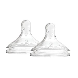 Dr Brown’s Options+ Level 2 Teats - Silicon Nipples Display