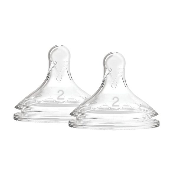 Dr Brown’s Options+ Level 2 Teats - Silicon Nipples Display