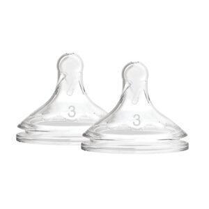 Dr Brown’s Options+ Level 3 Teats - Silicon Nipples Display