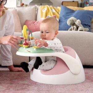 Mamas & Papas Snug Floor Seat with Activity Tray - Blossom - Baby in Seat Showcase