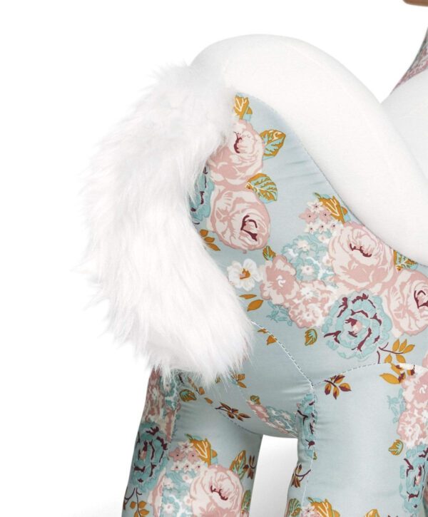 Mamas & Papas Rocking Horse - Floral Close Up Detail Back and Tail