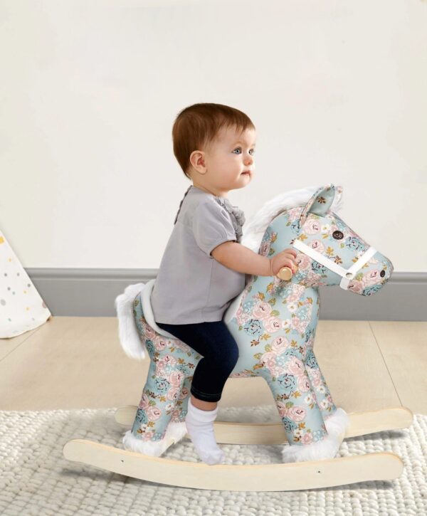 Mamas & Papas Rocking Horse - Floral Baby on Rocking Horse Showcase