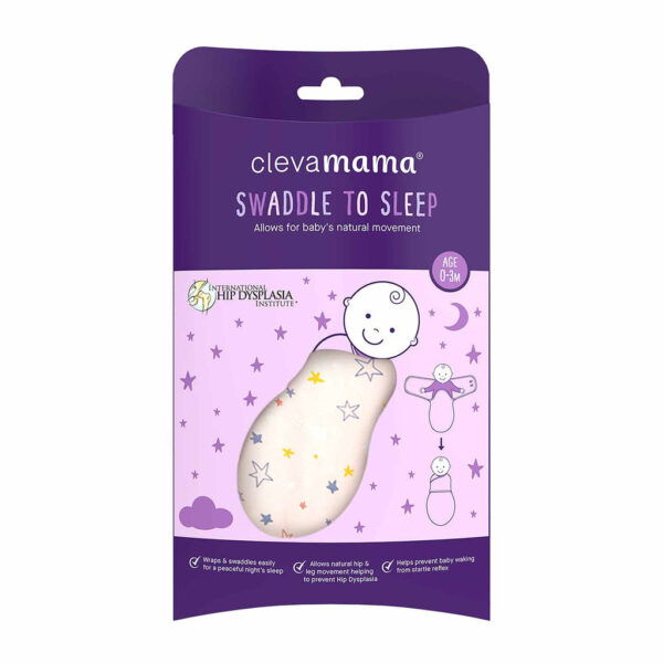 Clevamama Swaddle to Sleep - Baby Swaddle Wrap Packaging