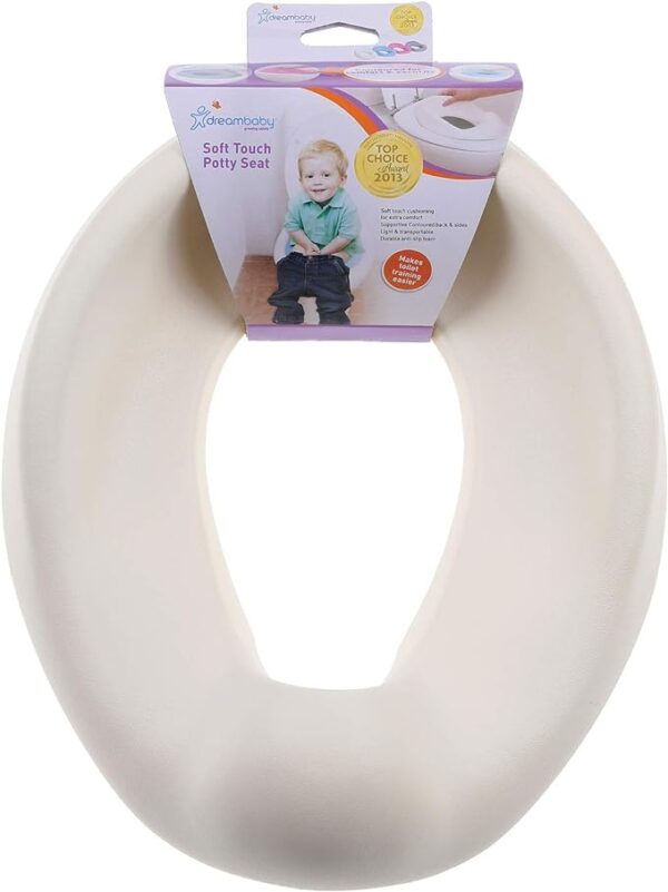Dreambaby Soft Touch Baby Training Seat - Top View with Packaging