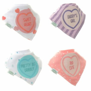 Ziggle Sweet Hearts Bib Set - All Variations
