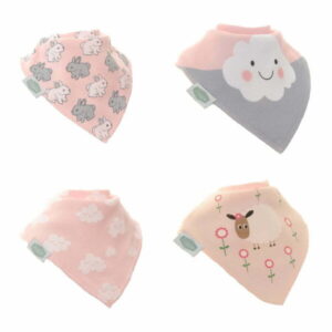 Ziggle Cuddly Pinks Bib Set - All Varients