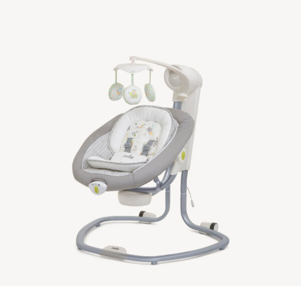 Joie Serina Swivel - Nature's Alphabet - Left Angle View