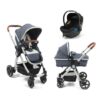 Babylo Panorama XT 2 in 1 travel system - Ocean Blue Product Showcase