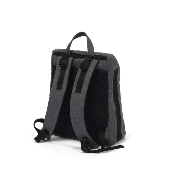 Babylo Panorama Backpack with Change Pad - Grey Back View