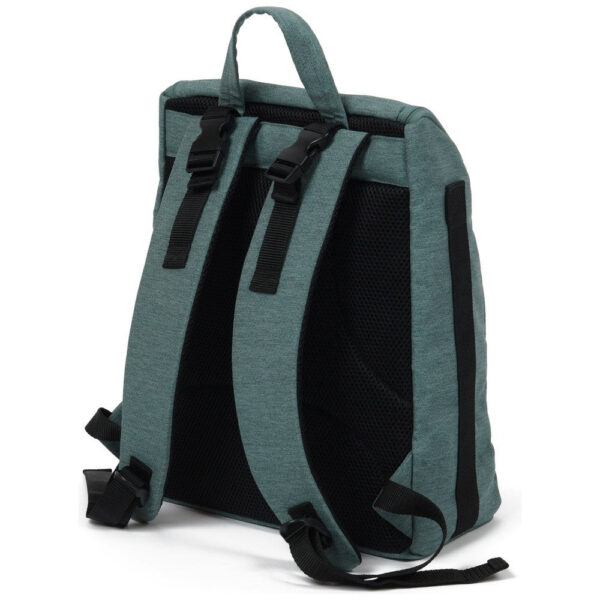 Babylo Panorama Backpack with Change Pad - Green Back View