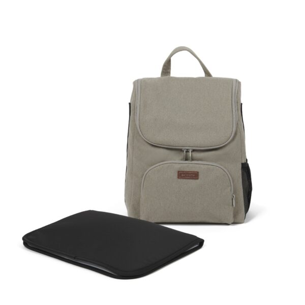 Babylo Panorama Backpack with Change Pad - Sand Colour