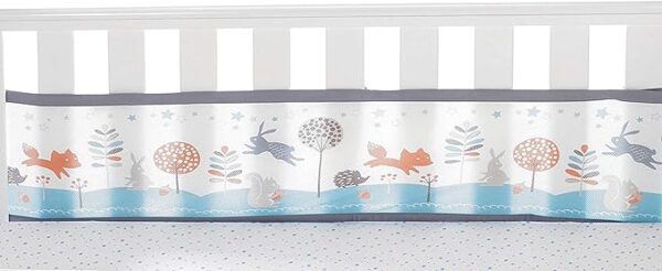 Breathable Baby Breathable Mesh Liner - Enchanted Forest - Cot Showcase