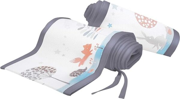 Breathable Baby Breathable Mesh Liner - Enchanted Forest - Rolled Up