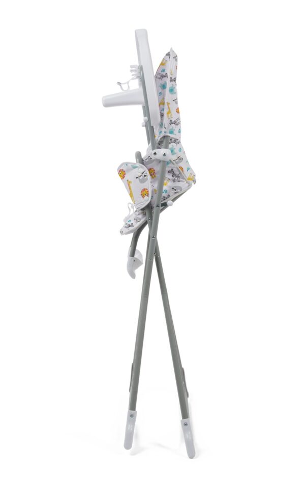 Babylo Snack Hi Highchair - Safari - Folded