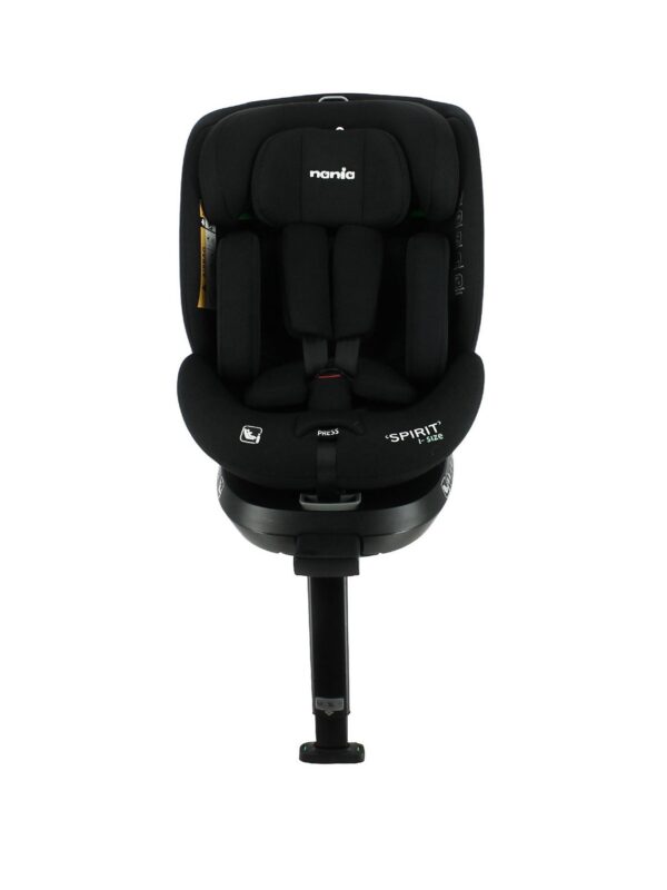 Nania Spirit 360 Spin Car Seat 40-150cm R129 - Top View with Headrest Lowered