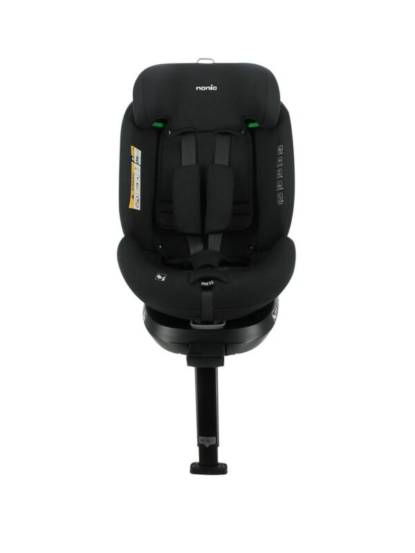 Nania Spirit 360 Spin Car Seat 40-150cm R129 - Top View with Headrest Raised